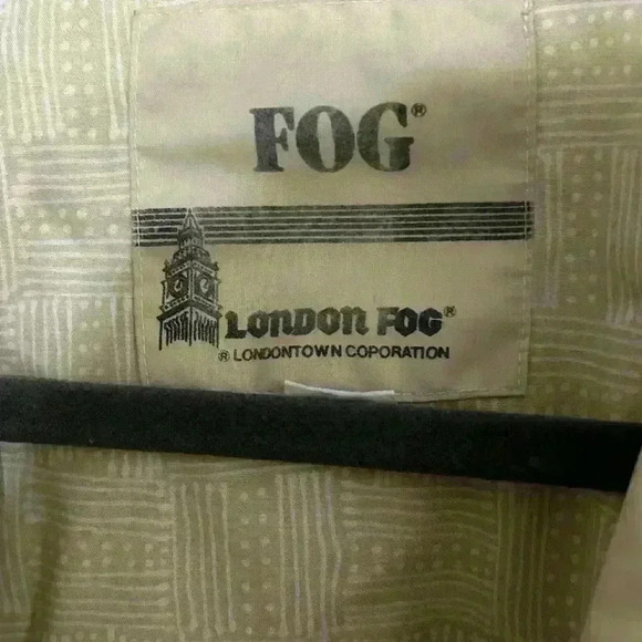 VTG London Fog Jacket Size Large R Cream Color - Picture 5 of 5